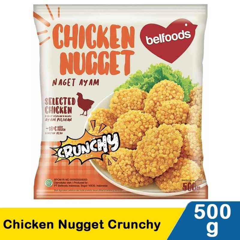 Jual BELFOODS CHICKEN NUGGET CRUNCHY | Shopee Indonesia