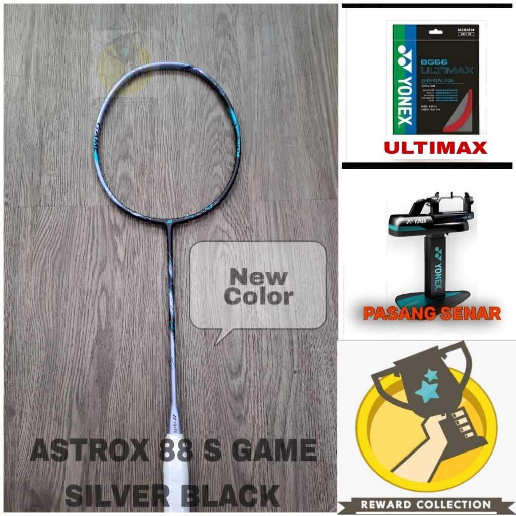 Jual Raket Badminton Yonex Astrox S Astrox S Game Silver Black