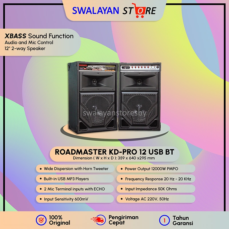 Jual Speaker Bluetooth Active Roadmaster Kd Pro Bluetooth Shopee Indonesia