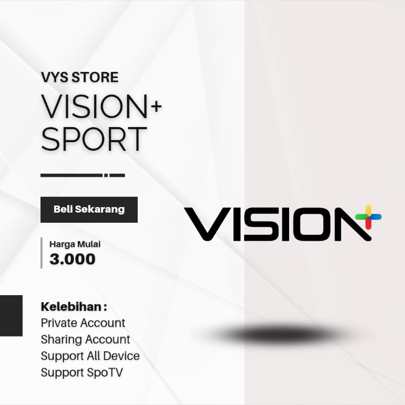 Jual VISION+ PREMIUM SPORT | Shopee Indonesia