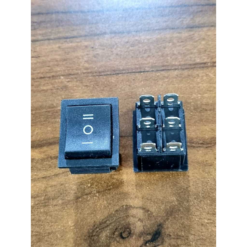 Jual Switch Besar On Off On 6pin Hitam | Shopee Indonesia
