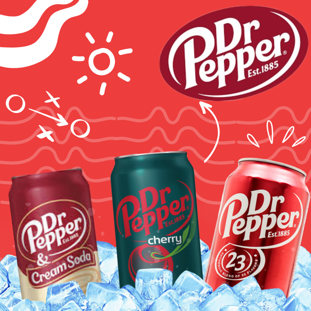 Jual Dr Pepper Soft Drink USA 355ml Minuman Soda Berperisa Buah Cherry ...