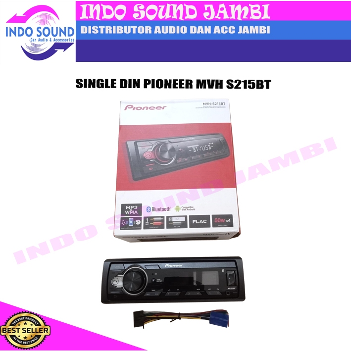 Jual Pioneer Mvh S Bt Headunit Single Din Mp Usb Bluetooth Shopee Indonesia