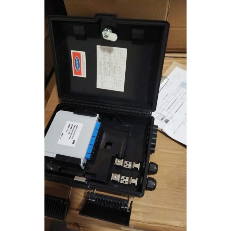 Jual odp 8 core lengkap box Splitter(black) | Shopee Indonesia