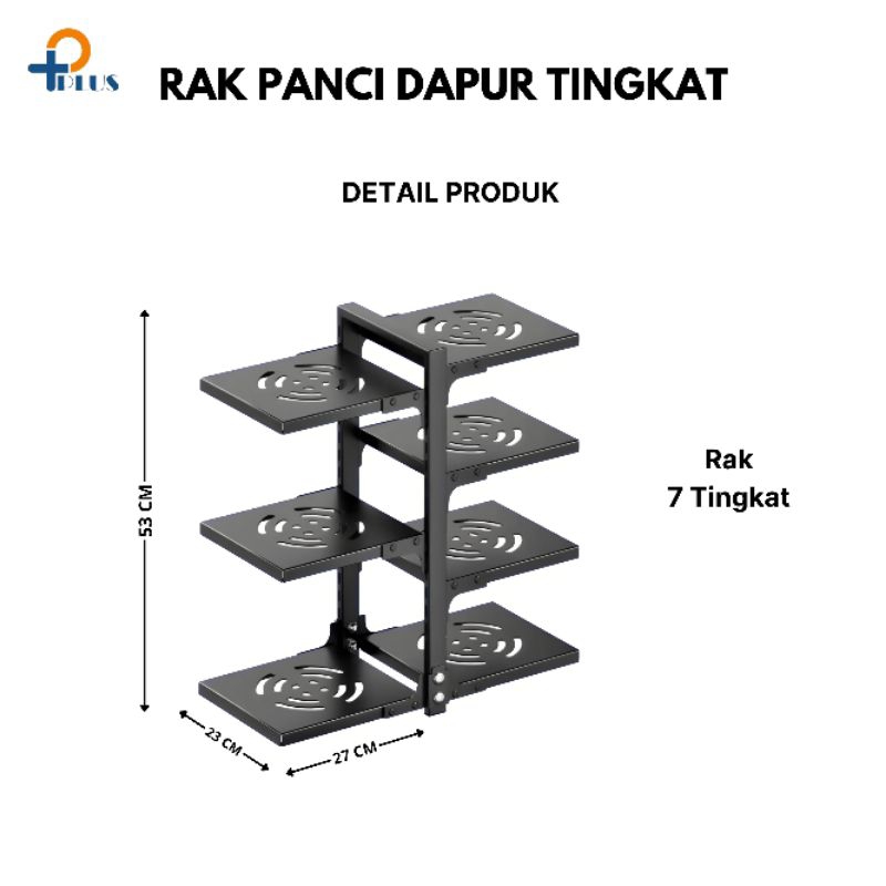 Jual [ Pplus ] Wastafel Dapur Di Bawah Rak Rak Pot Kabinet Atas Rak ...