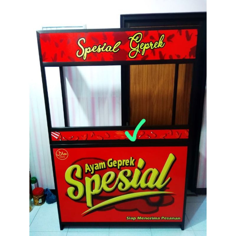 Jual Booth portable aluminium coklat sticker | Shopee Indonesia