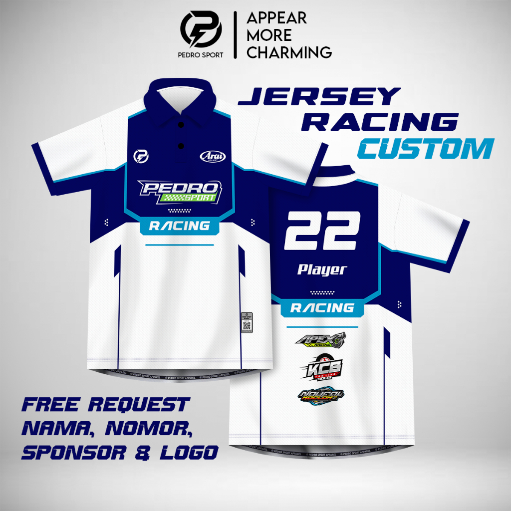 Jual Jersey Full Printing Jersey Racing Jersey Custom Racing Jersey ...