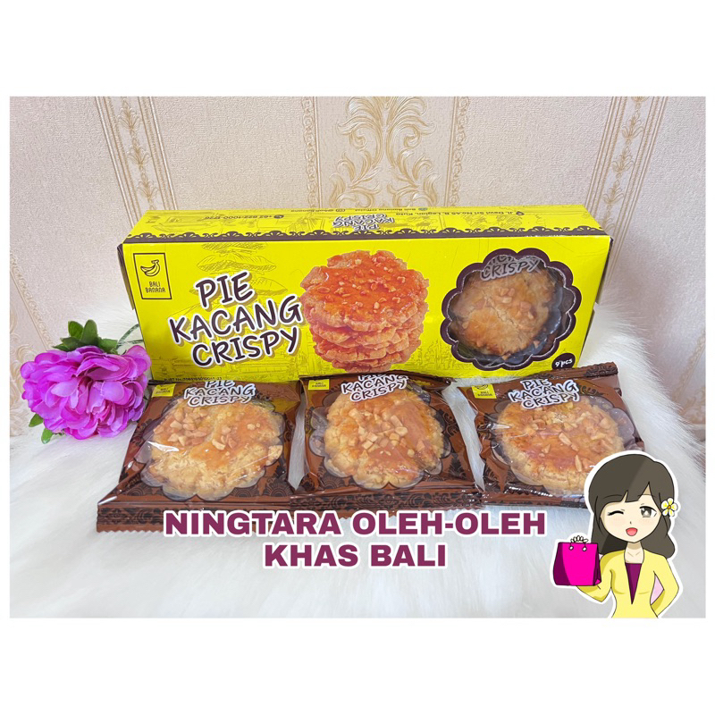 Jual PIE KACANG CRISPY Bali Banana isi 9 PC (box ukuran besar) OLEH ...