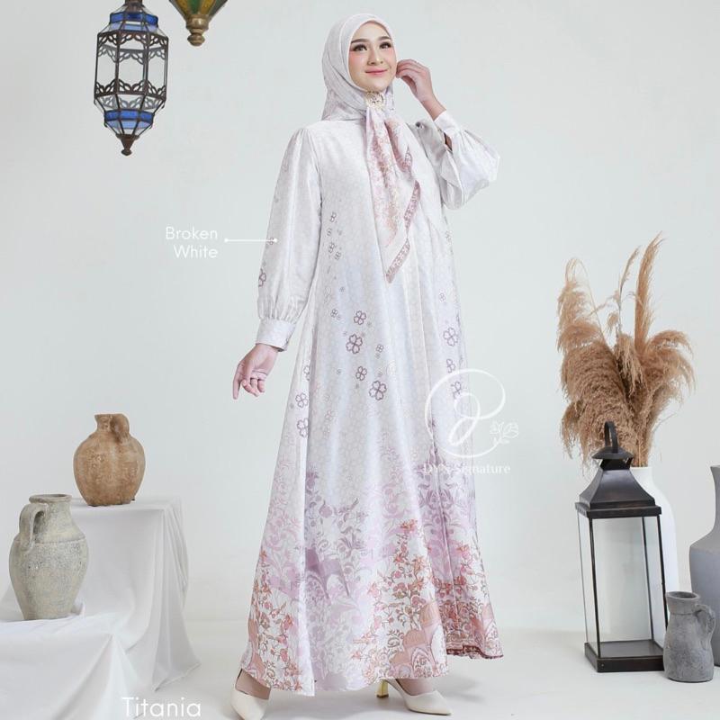 Jual DYN Signature Titana Dress & Titania Dress - Gamis Couple Set ...