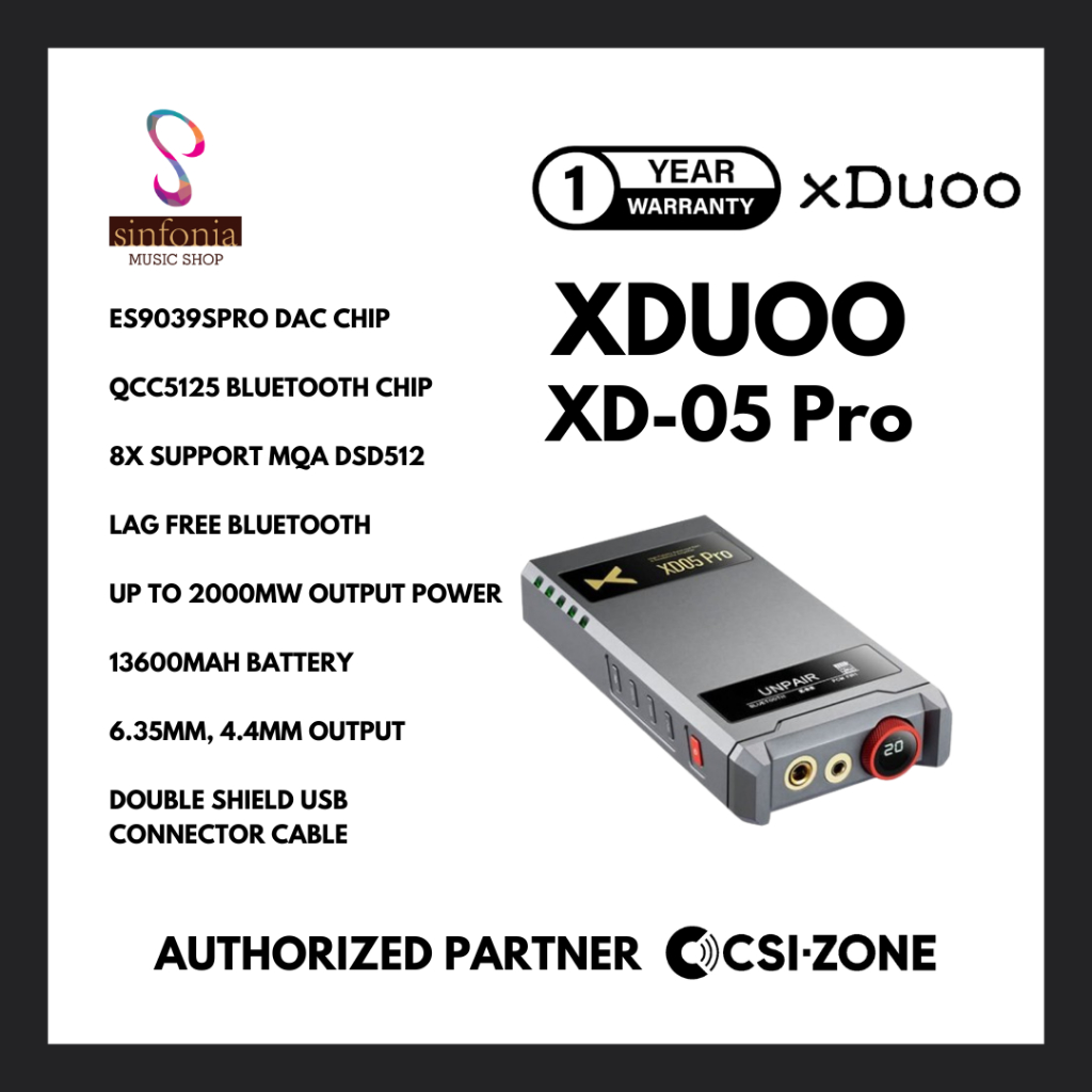 Jual xDuoo XD05 / XD-05 Pro ES9039SPRO Portable DAC & Headphone ...
