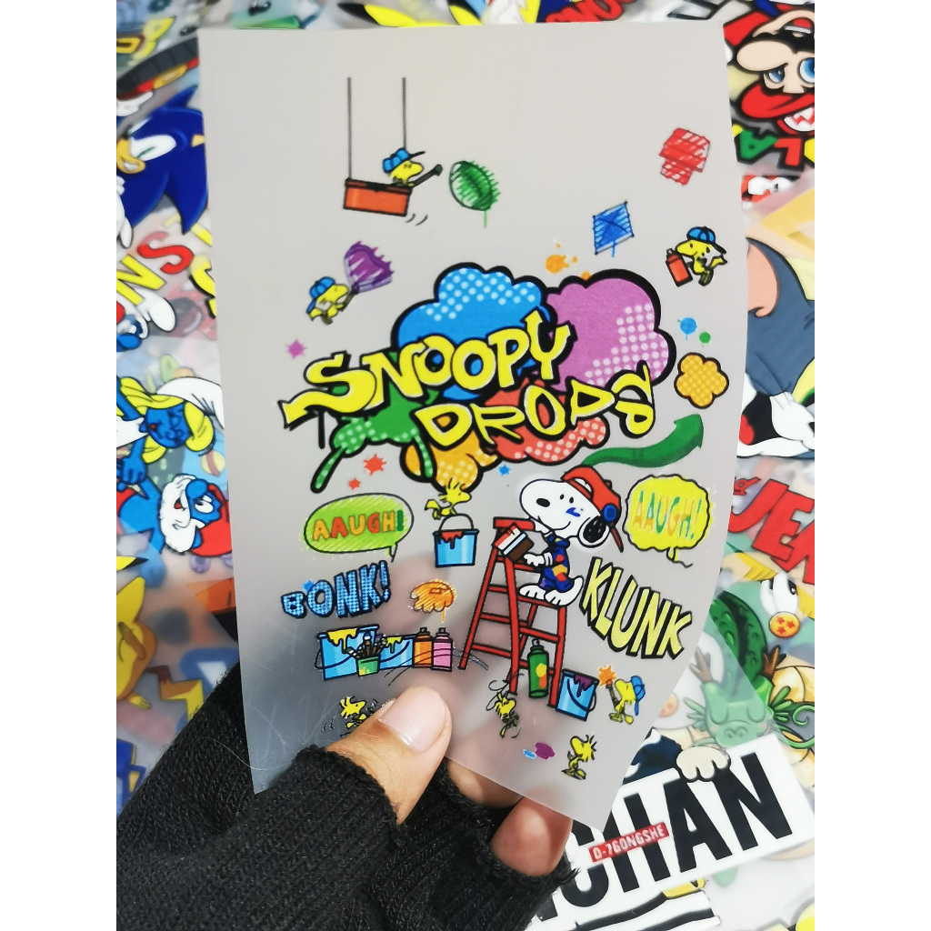 Jual STICKER SABLON SETRIKA DTF SNOOPY UNTUK KAOS TOTEBAG TOPI | Shopee ...