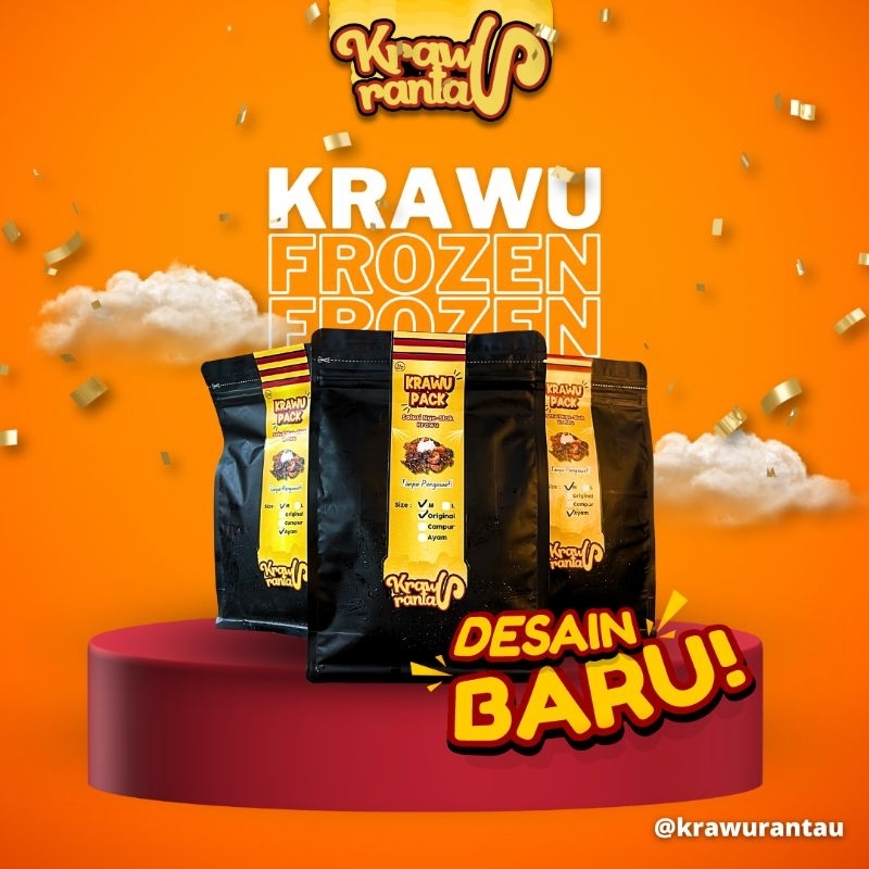 Jual Krawu Frozen By Krawu Rantau | Varian Ayam | Nasi Krawu Masakan ...