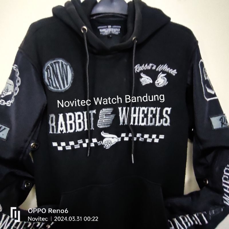 Jual Motorsport Hoodie Preloved Rabbit and wheels Shadow second jaket