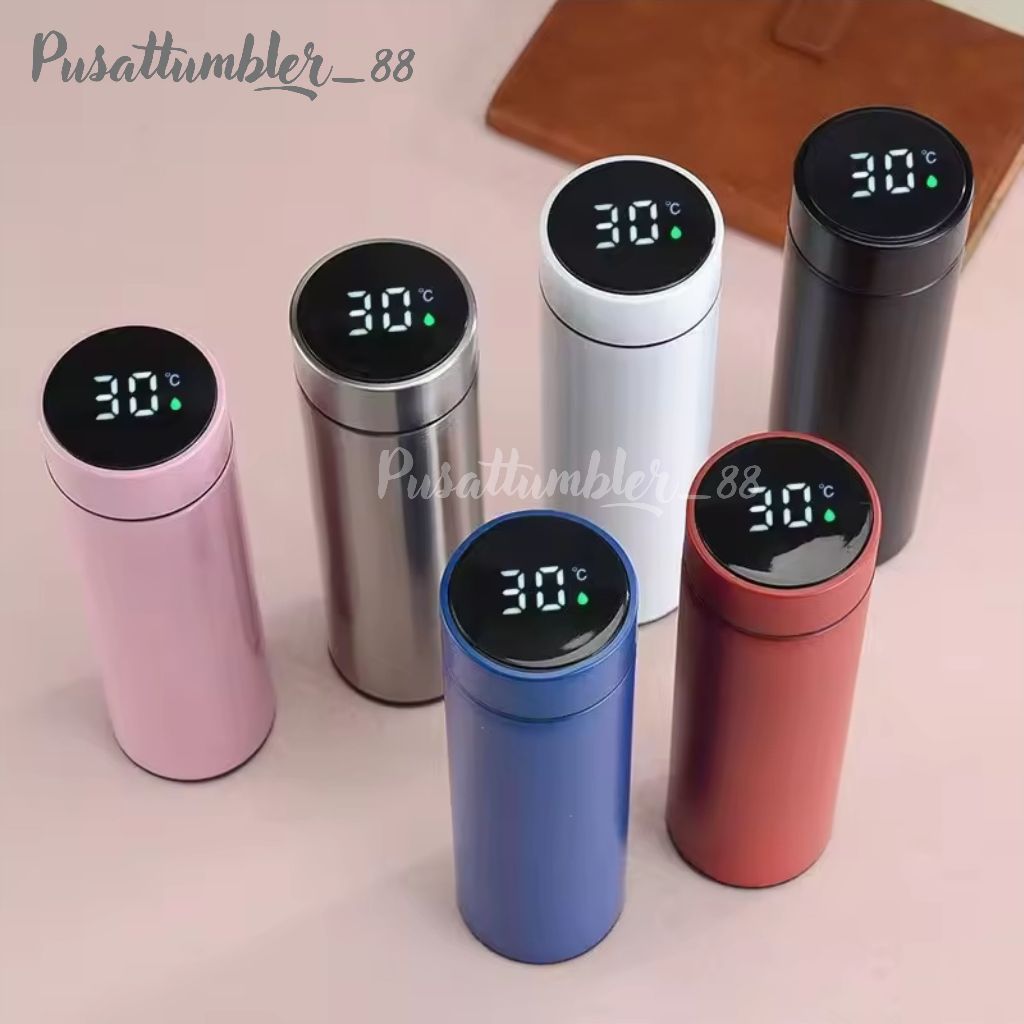 Jual Mjg Tumbler Led Suhu Polos Botol Minum Stainless Ml Tahan Panas Dingin