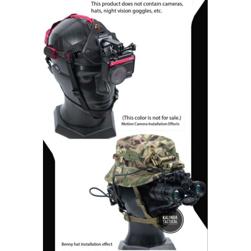 Jual Tactical DM Steel Bone Mounted Night Vision bracket untuk NVG atau ...