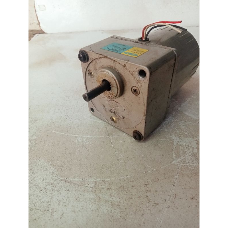 motor gearbox 220v 25w rasio 1:25 merek peeimoger