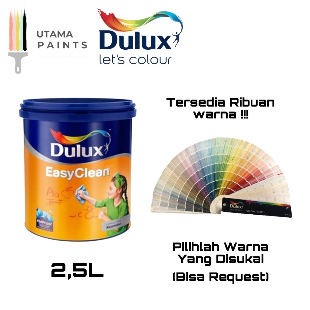 Jual Cat Tembok Interior Dulux Easy Clean 25l Shopee Indonesia 2732