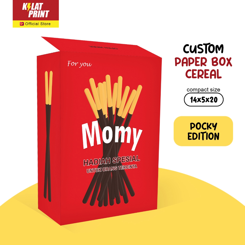Jual Gift Box Custom Cereal Kado Ala Pocky Edition | Shopee Indonesia