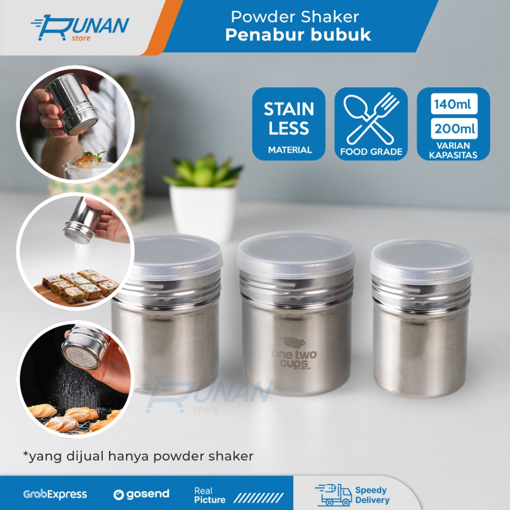 Jual Cappuccino Powder Shaker Bubuk Icing Powder Shaker Barista 200ml ...