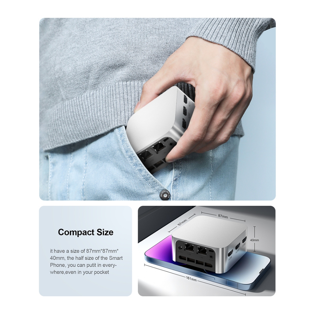 Jual Mini PC T8 Plus Intel N100 16GB DDR5 SSD Dual LAN Triple HDMI 4K ...