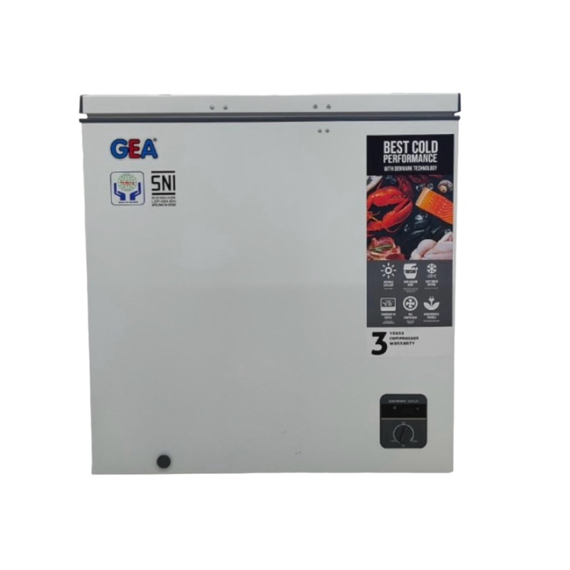 Jual CHEST FREEZER GEA AB-208 / AB208 210 LITER LEMARI PEMBEKU | Shopee ...