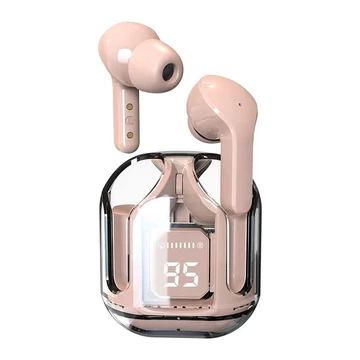 (GB) Headset Bluetooth TWS Air31 Wirelles LED Display Tranparan Hifi Sound