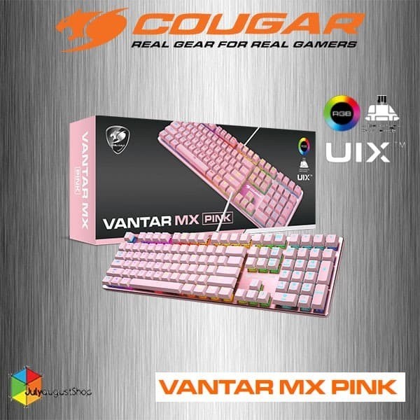 Jual Cougar Gaming Keyboard Vantar MX Pink - RGB Mechanical Keyboard ...