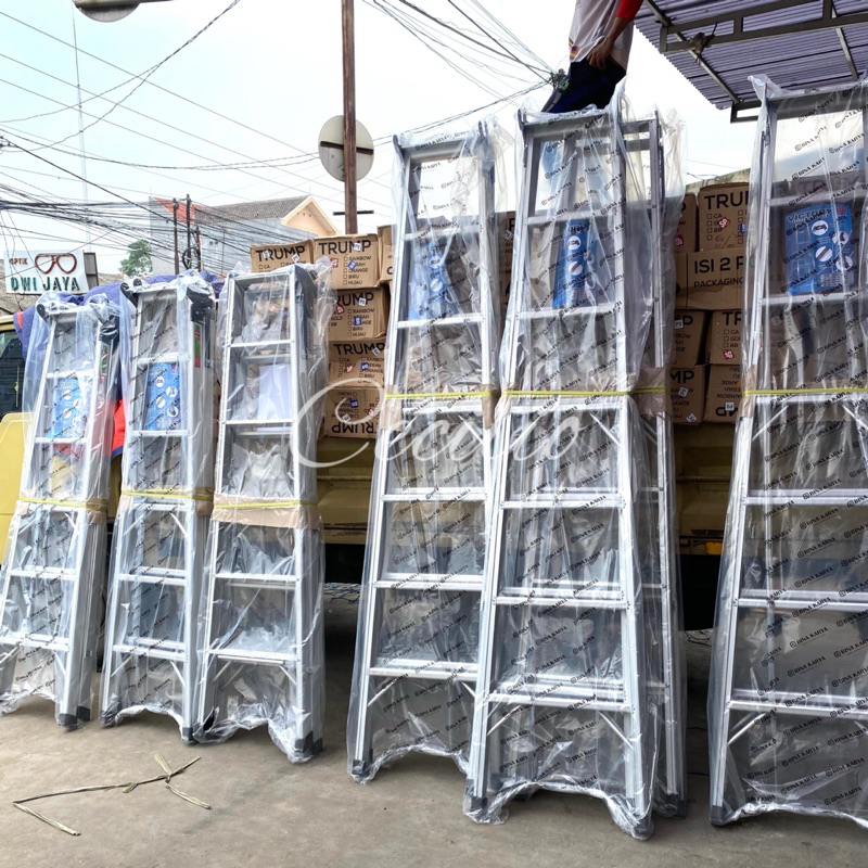 Jual [CARGO] Tangga Lipat Aluminium Victory Bina Karya - 1,5M / 2M / 2