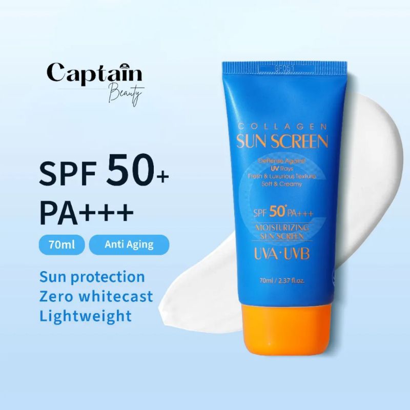 Jual 3W CLINIC Collagen Sunscreen SPF 50+ PA+++ UVA UVB 70ml - 3W ...