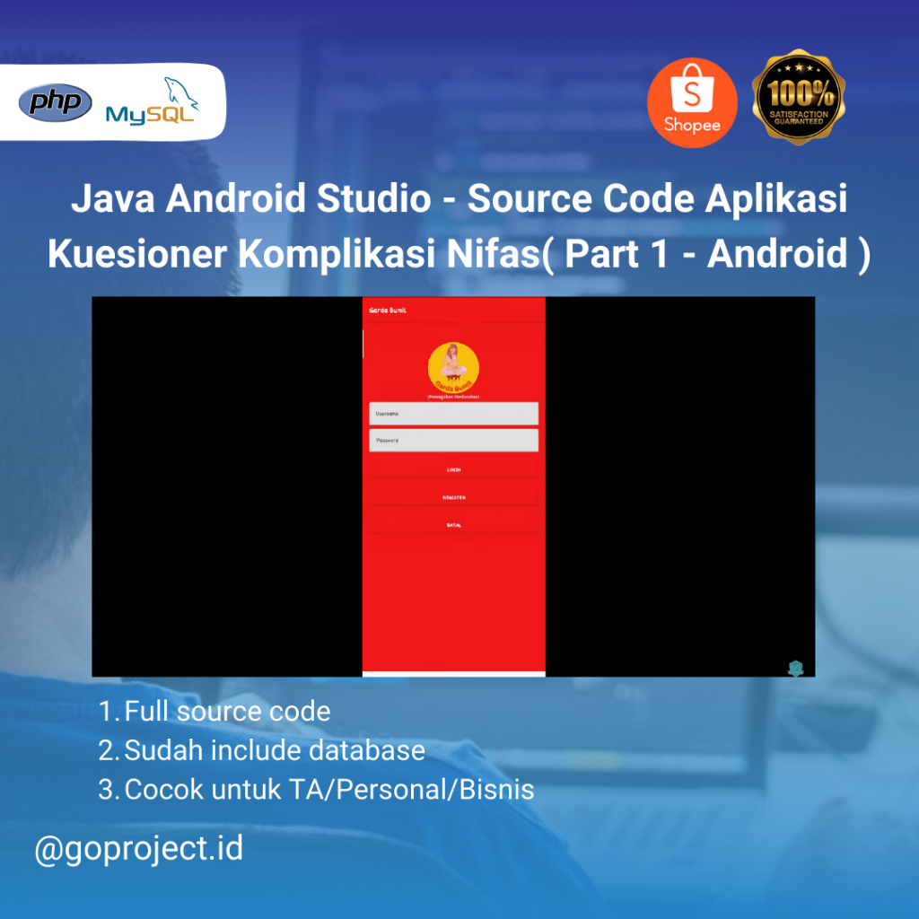 Jual Java Android Studio - Source Code Aplikasi Kuesioner Komplikasi ...