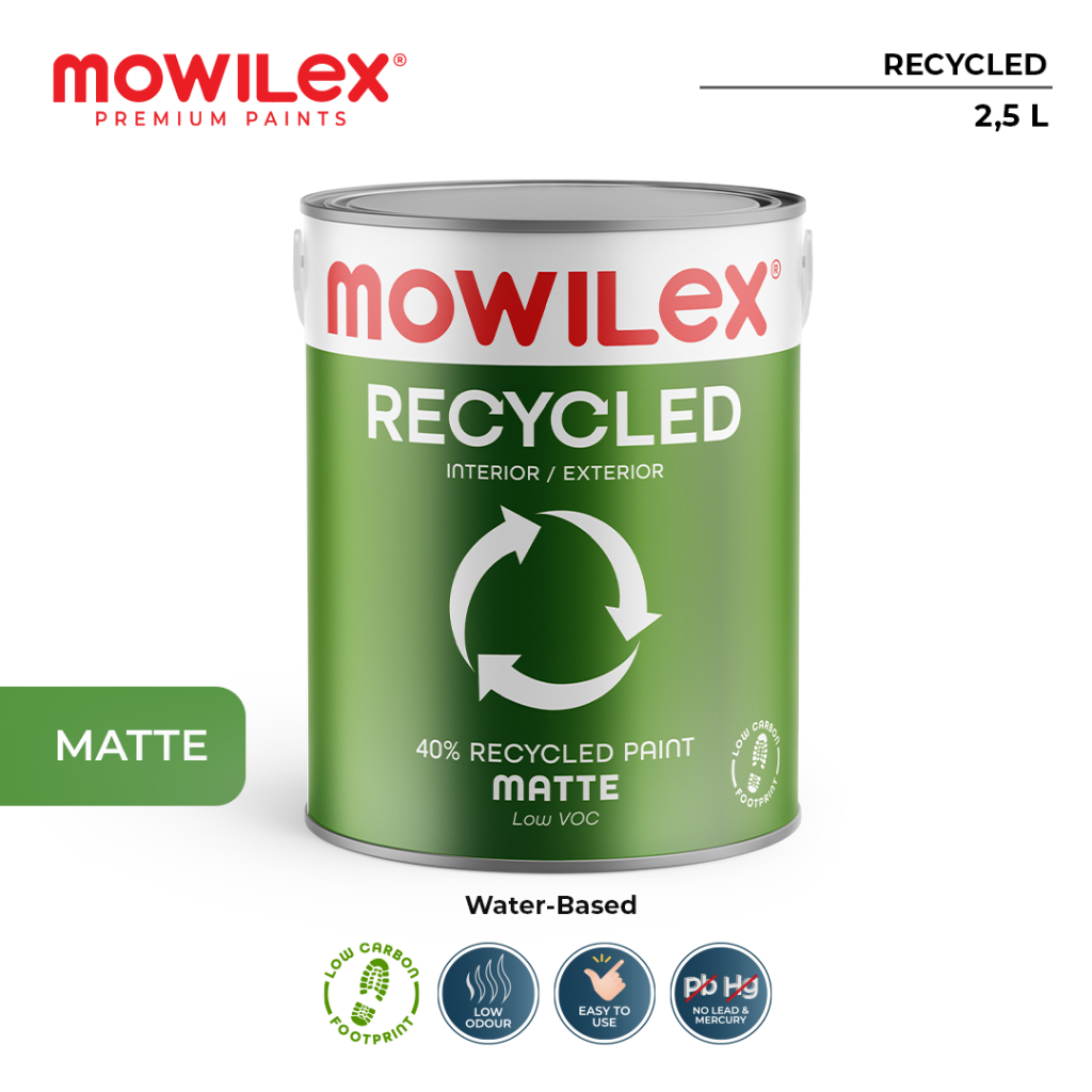 Jual Mowilex Recycled Paint Cat Tembok Interior Eksterior Liter Shopee Indonesia