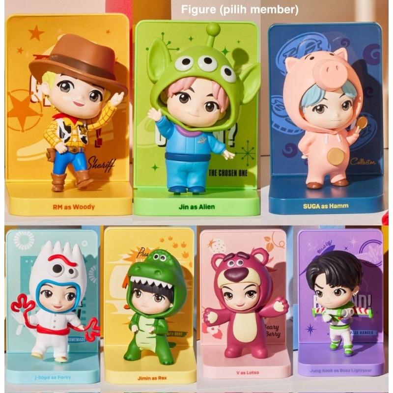 Jual PO] FIGURE Tiny Tan x Toy Story Edition | BTS | RM / Jin / Suga ...