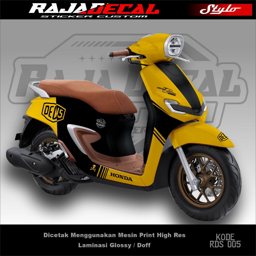 Jual Terbaru Decal Sticker Honda Stylo Decal Sticker Full Body Honda Stylo Motif Deus Rfo