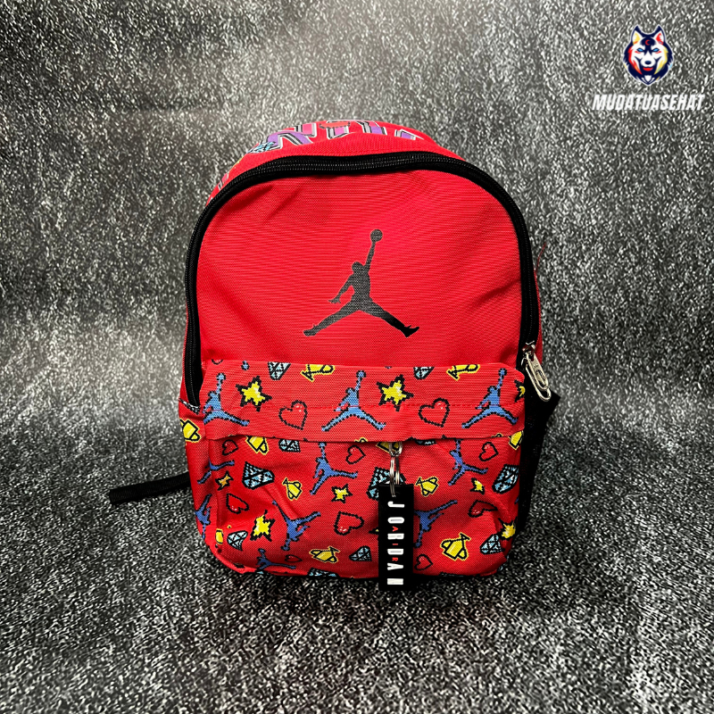 AIR JORDAN DIAMOND MINI BACKPACK TAS RANSEL JORDAN ANAK BAGPACK TAS  SEKOLAH TAS KULIAH TAS KERJA TAS KASUAL TAS OLAHRAGA TAS KANTOR 