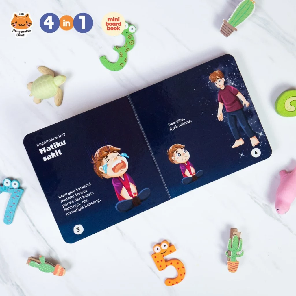 Buku Bayi - Seri Pengenalan Emosi - 3