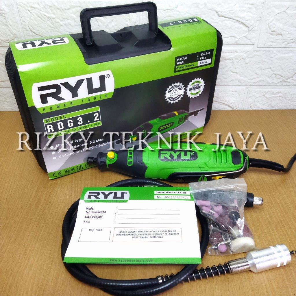 Jual MESIN GERINDA BOTOL RYU RDG 3.2 RYU GERINDA MINI HAND GRINDER MINI ...