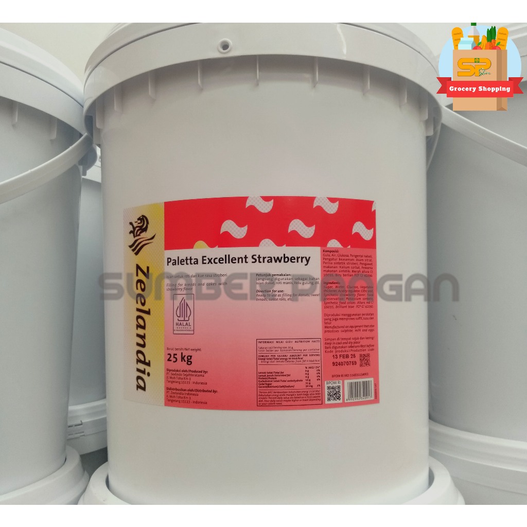 Jual Paletta Excellent Blueberry & Strawberry 25 Kg / Zeelandia / Selai ...