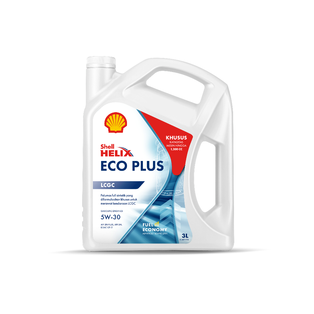 Jual Oli Mobil Harian Shell Helix Eco Plus 5W-30 (3L) –Full Synthetic ...