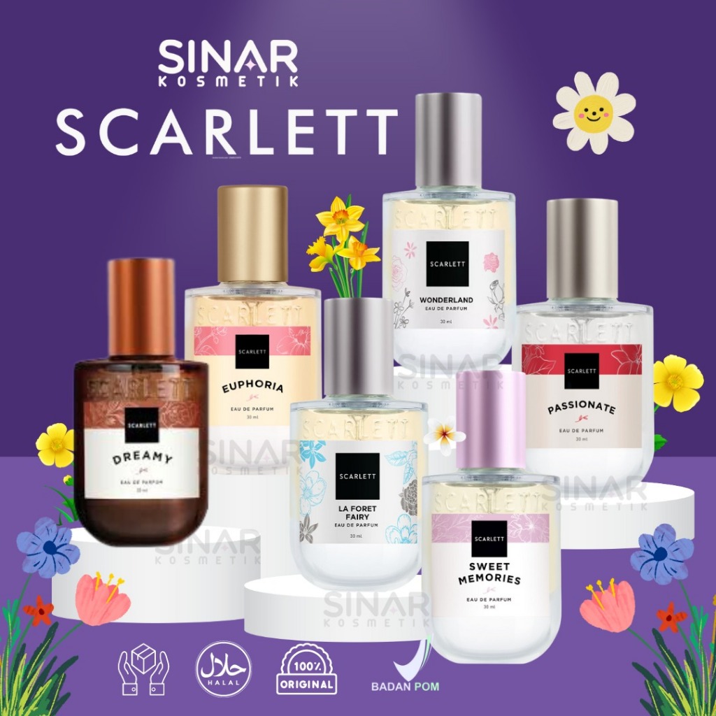 Jual [PART III] Scarlett Whitening By Felicya Evangelista Eau De Parfum