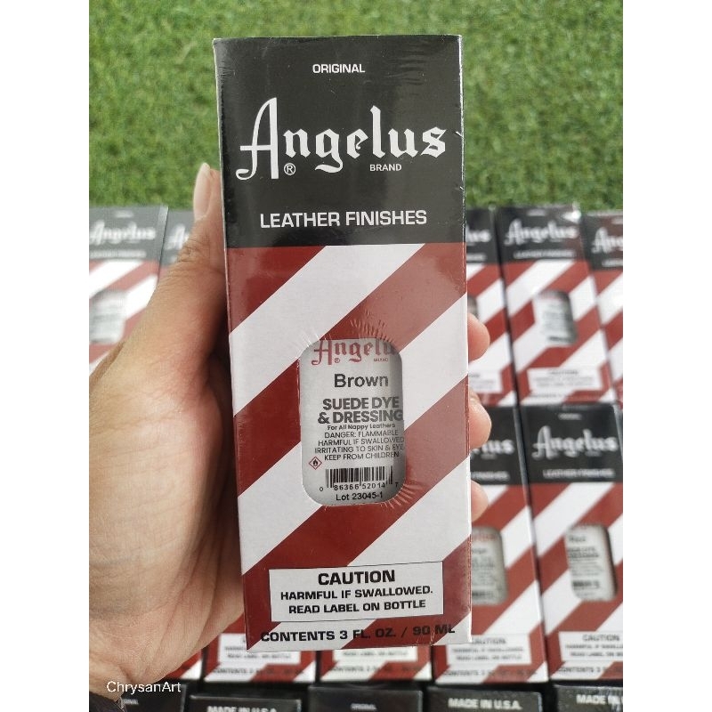 Jual Angelus Suede Dye/Angelus Cat Kulit Bahan Bludru Suede Dye 3oz ...