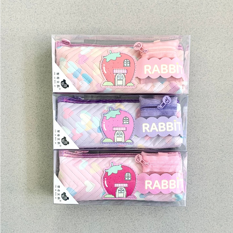 Jual Pencil Case Fancy Kulit Bordir 8420 - Tempat Pensil Bunny 5801 ...