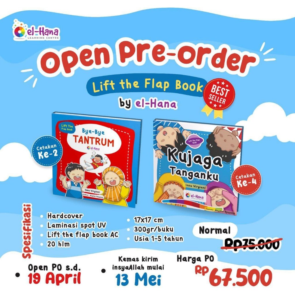 Jual Buku Parenting Anak Lift The Flap Book : Bye Bye Tantrum dan ...