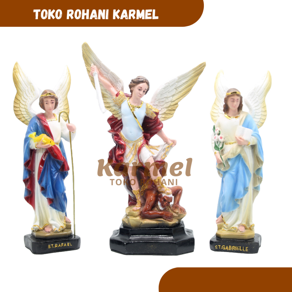 Jual SET PATUNG MALAIKAT AGUNG/ PATUNG SANTO MIKAEL GABRIEL RAFAEL ...