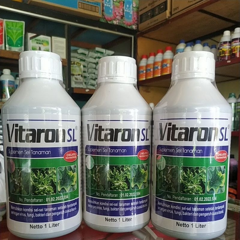 Jual VITARON SL 1Liter memperbarui sel sel tanaman pupuk cair nutrisi ...