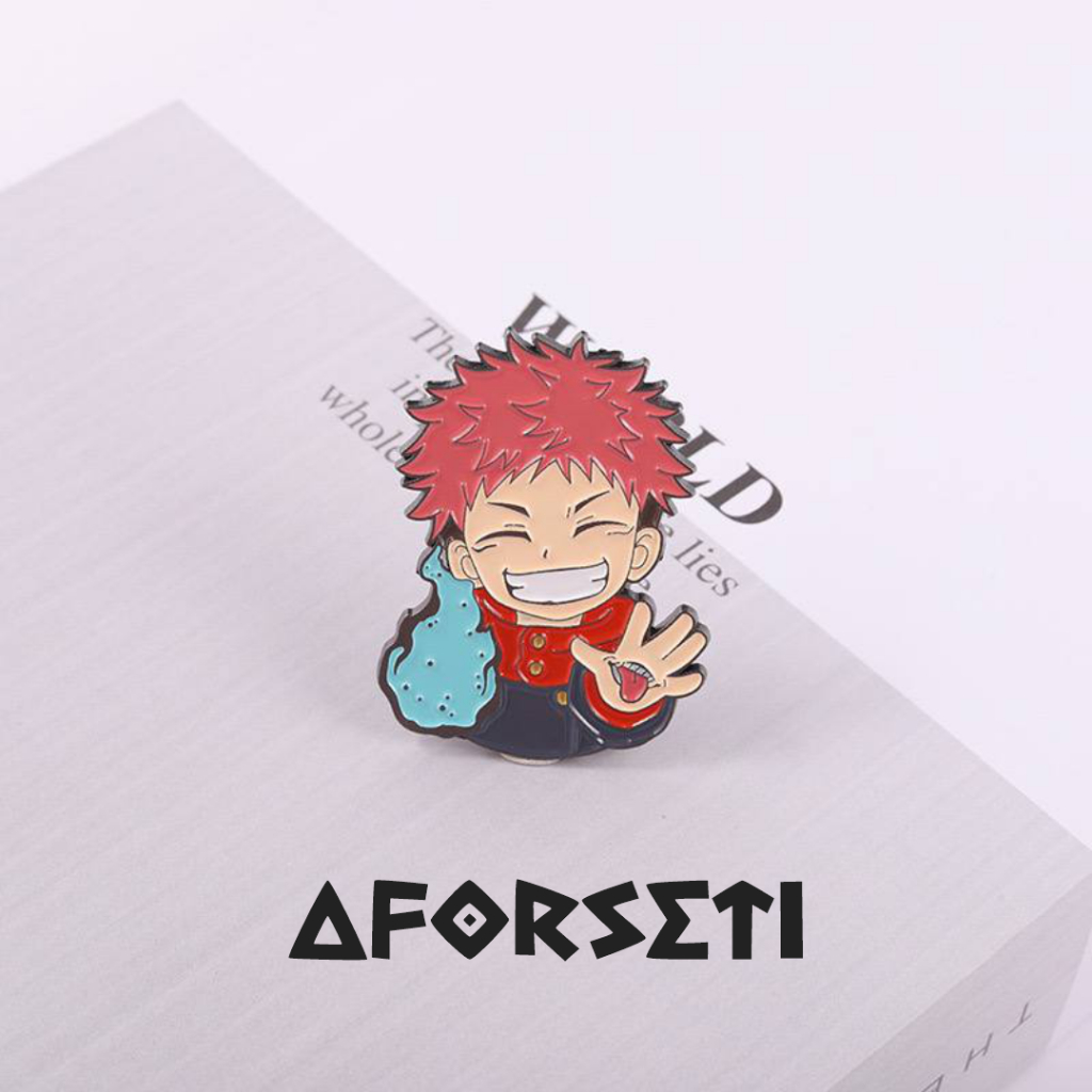 Jual PIN ENAMEL “ITADORI YUJI” BROS PIN/ PIN MURAH / PIN COUPLE / PIN ...
