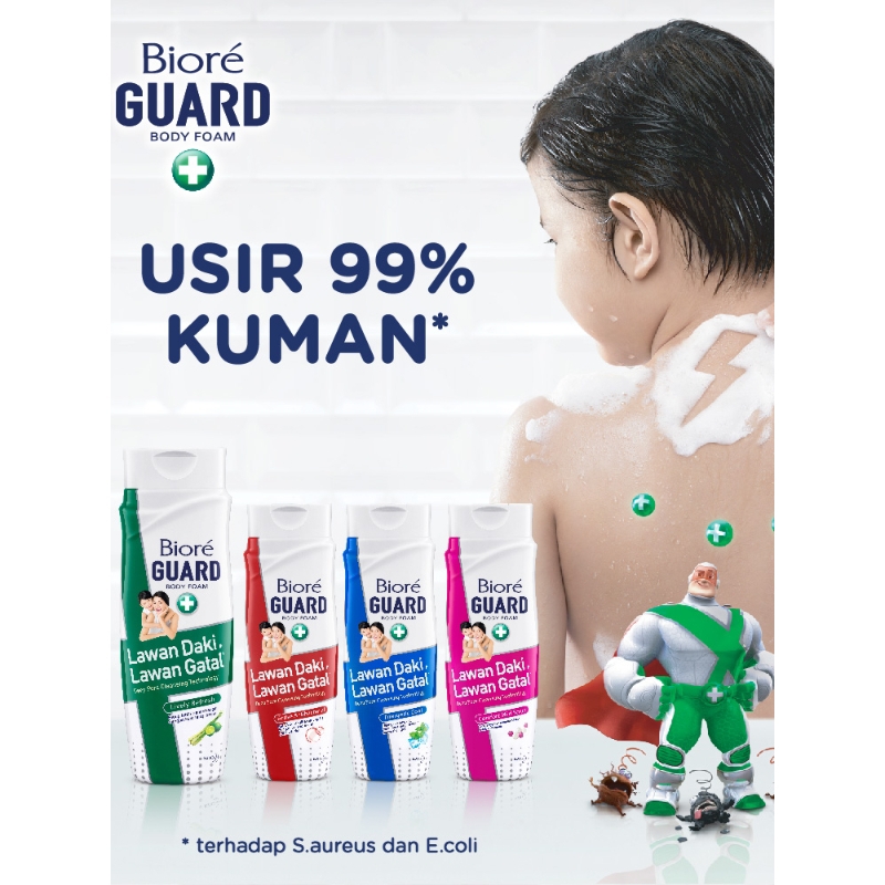 Jual BIORE GUARD BODY WASH BOTOL 100ml & 250ml | Shopee Indonesia