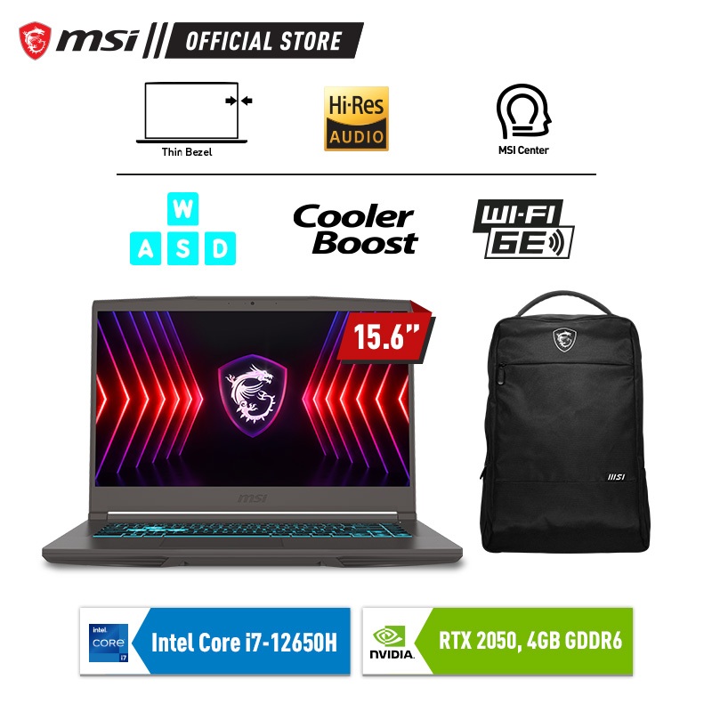 Jual Msi Thin 15 B12ucx Core I7 12650h Rtx 2050 512gb 156 Fhd 144hz