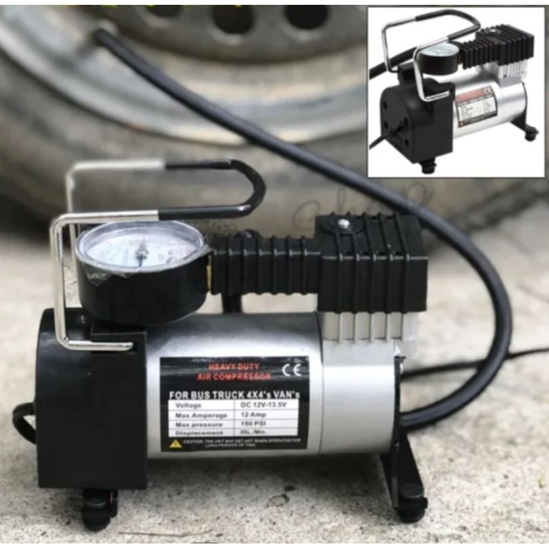 Jual Pompa Ban Mini / Mini Air Compressor 12 Volt DC Kenmaster DC-001B ...
