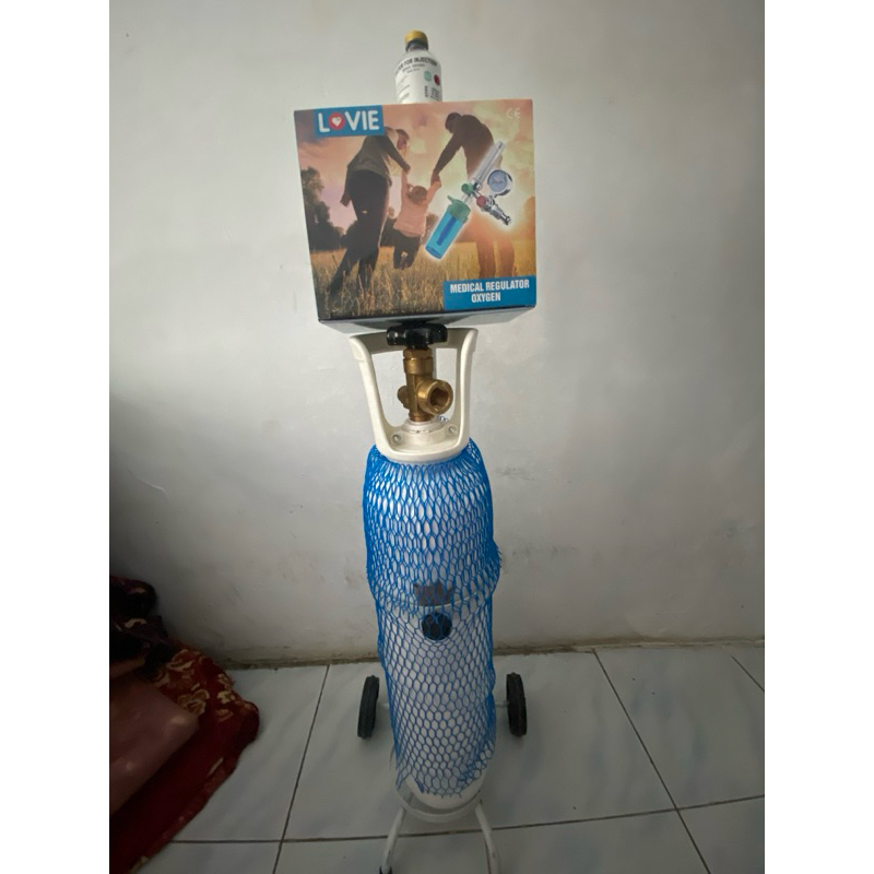 Jual Tabung Oksigen Fullset Ukuran 1m3 FREE Water For Injection ...