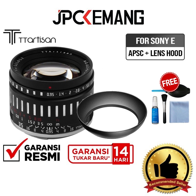 【新品未開封】TTArtisan 35mm f/0.95 C ソニーE マウント 新品未開封】TTArtisan 35mm f/0.95 C ソニーE マウント